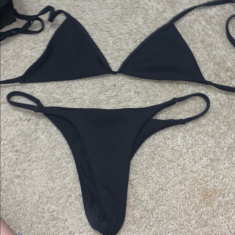 Black bikini shein